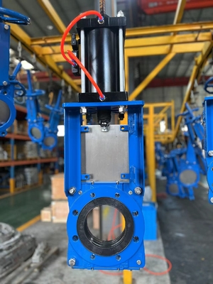 Ductile Iron Knife Gate Valve with NBR Seat for Pulp and Paper Industry