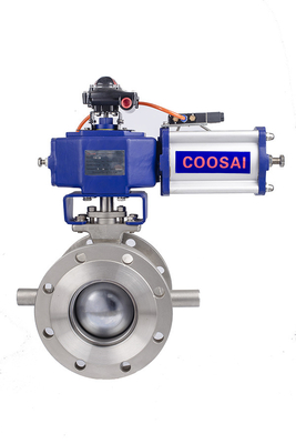 Pneumatic Actuator V Notch Ball Valve