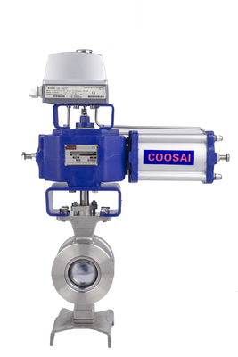 Pneumatic Actuator V Notch Ball Valve