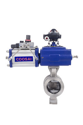 Cast Iron Segment Ball Valve for Pulp Paper Industry Long Service Life