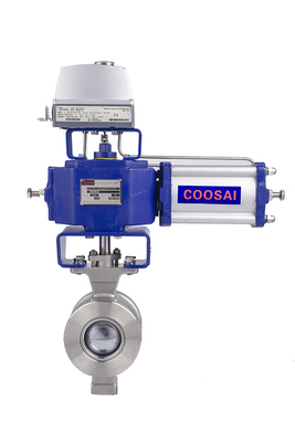Linear Flow Characteristic Segment Ball Valve V Type for Industrial Applications